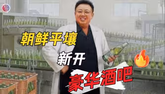 朝鲜平壤新开豪华酒吧