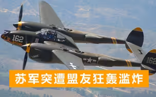苏军遭遇美国战机，挥旗致敬却遭狂轰滥炸，中将军长当场丧命