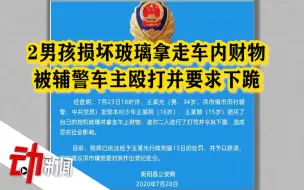 衡阳警方通报“辅警殴打两名男孩令其下跪”：行拘15日并辞退