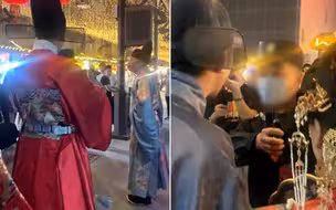 十余人穿汉服进兰州一夜市被拦？管理方：以为搞商演，了解后放行