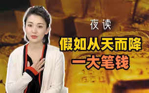 快看夜读：假如从天而降一大笔钱