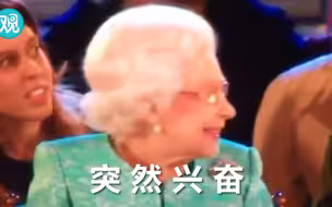 见过英国女王“突然兴奋.gif”的表情吗？