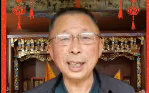 漳州南靖梅林简氏宗亲会会长向台湾简氏同胞宗亲送祝福！盼来日齐聚一堂，共话家常