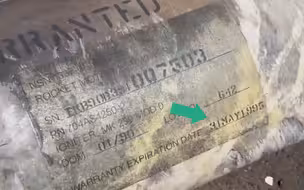 美制导弹在顿涅茨克上空被击落 俄媒记者查看残骸后发现已过期 28 年