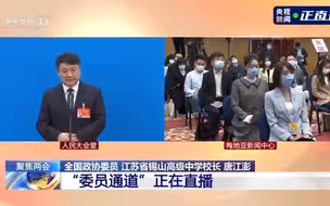 全国政协委员唐江澎：孩子只有分数，赢不了未来的大考