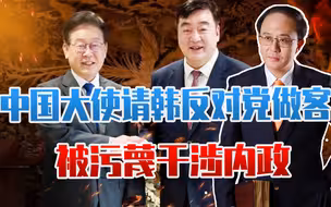 中国大使请韩反对党做客，被污蔑干涉内政！2个原因，有美国身影