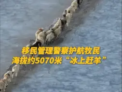 海拔5070米的守护！羊羊：谢谢警察叔叔～❤️