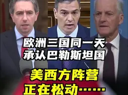 欧洲三国同日承认巴勒斯坦国 美西方阵营松动了
