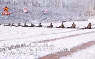 -16℃！00后武警新兵昼夜实弹射击考核
