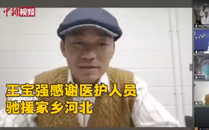 王宝强视频连线感谢医护人员驰援家乡河北