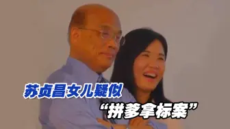 苏贞昌女儿疑似“拼爹拿标案”，蓝营怒批：违规