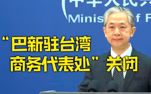 巴新宣布关闭“巴新驻台湾商务代表处” 中方：高度肯定和赞赏