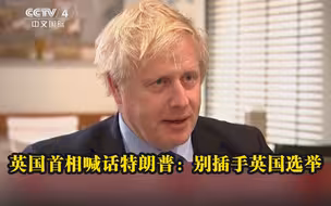 英国首相喊话特朗普：别插手英国选举