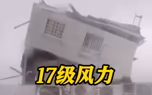 台风“小犬”来势汹汹 铁皮屋被“连根拔起”