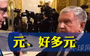 俄石油公司总裁对记者说中文：元、好多元