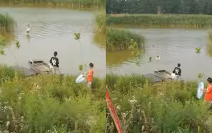 男子河边怒斥制止5名小孩野泳：河水最深近3米 孩子最大才12岁