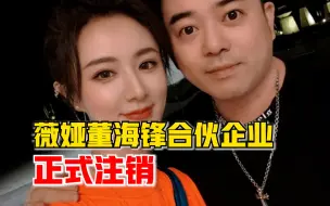 薇娅与丈夫合伙企业正式注销，注销原因为决议解散