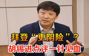拜登比特朗普“更阴险”？胡锡进点评一针见血，美国奈何不了我们