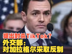 频繁干涉中国内政！外交部：对美国国会前议员加拉格尔采取反制措施。