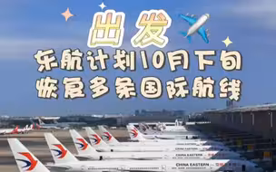 好消息！冬春航季即将开启 多家航司将恢复并增班多条国际航线