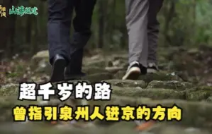 【山海福建】超千岁的路 曾指引泉州人进京的方向