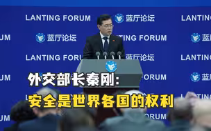 秦刚：安全是世界各国的权利，不是某些国家独享的专利，更不由个别国家说了算