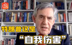 英国前首相布朗：特朗普暂停资助世卫组织的行为是“自我伤害”