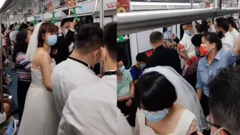 喜气满满!新人坐
