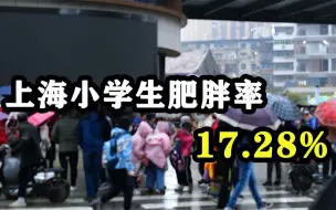 上海近两成小学生肥胖：肥胖率17.28%，仍呈上升趋势，速度已放缓