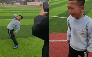 妈妈不能回家过年 10岁男孩视频展示新学的醉拳 打着打着就哭了
