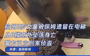 女童坠亡保姆涉嫌过失致人死亡罪