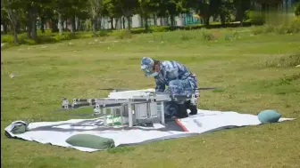 科技感爆棚！中国海军新型物资投送方式曝光 20公里仅需20分钟！