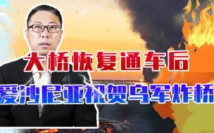 大桥恢复通车后，爱沙尼亚祝贺乌军炸桥，给普京难堪？逼俄下狠手