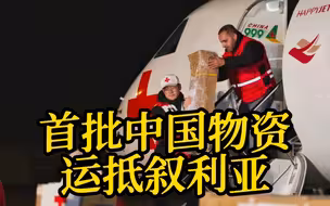中国首批医疗物资运抵叙利亚 中国驻叙大使：中国政府的援助将会持续