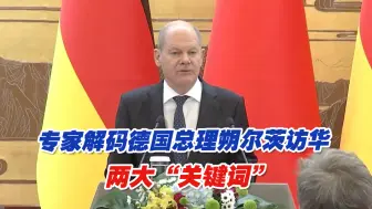 理性、有远见！专家解码德国总理朔尔茨访华两大“关键词”