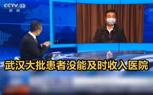 王辰院士：武汉形势严峻，大批患者没能及时收入医院