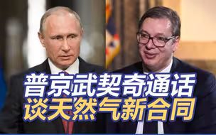 普京和武契奇通电话谈了天然气新合同