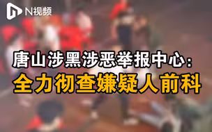 唐山涉黑涉恶举报中心回应群殴女子嫌疑人前科情况：全力彻查