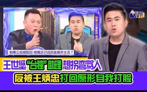王世坚“台独”助理想拐弯骂人 反被王炳忠打回原形自我打脸