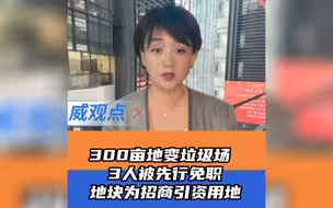 三百多亩农田变垃圾场，违规倾倒300亩垃圾启动追责机制