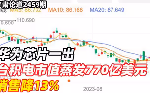 李肃：华为芯片一出，台积电市值蒸发770亿美元，销售降13%