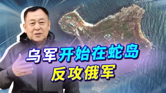 乌军无人机与火箭炮配合，蛇岛变成一片火海，反攻俄军行动开始了