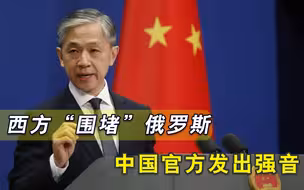 中国官方表态来了！西方多国“围攻”俄罗斯，汪文斌直接把话挑明