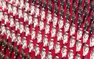 强迫症福音！礼兵队伍俯拍有多震撼？速来围观↓