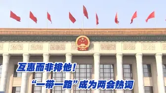 互惠而非排他！“一带一路”成为两会热词