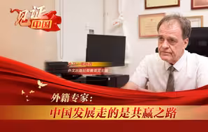 世说中国丨外籍专家：中国发展走的是共赢之路