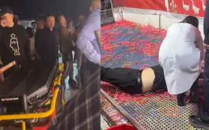 浙江一顾客套大鹅老板不愿兑奖假装晕倒躺地上 警方：正在调查