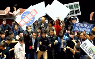 “史上最血腥混战”！蓝绿拳打脚踢猪内脏满天飞，苏贞昌狼狈上台