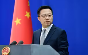 赵立坚说新版外交部网站上线