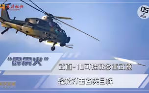 武直-10武器库大曝光，可挂载多重武器，轻松打击各类目标